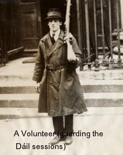 A Lone Volunteer (guarding the Dáil sessions 