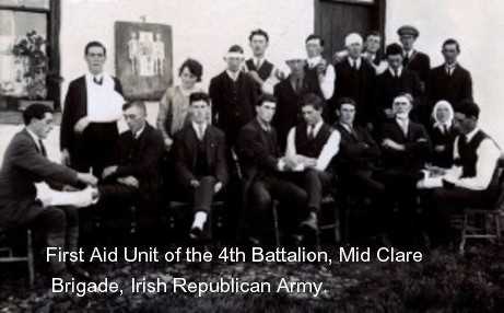 First Aid Unit of the 4th Battalion, Mid Clare Brigade, Irish Republican Army.