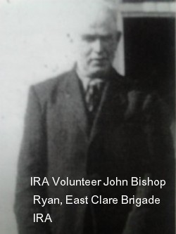 IRA Volunteer John Bishop Ryan, East Clare Brigade IRA