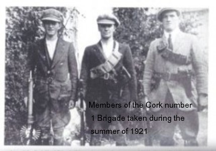 Members of the Cork number 1 Brigade taken during the summer of 1921