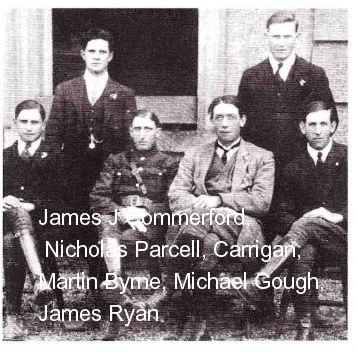 James J Comerford, Nicholas Parcell, William Carrigan, Martin Byrne, Michael Gough, James Ryan